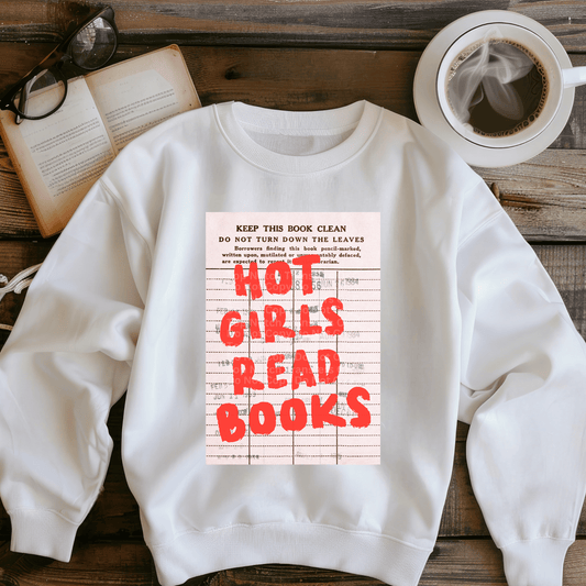 Hot Girls Read Books DTF Transfer