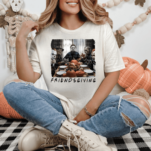 Horror Friendsgiving (Black) DTF Transfer