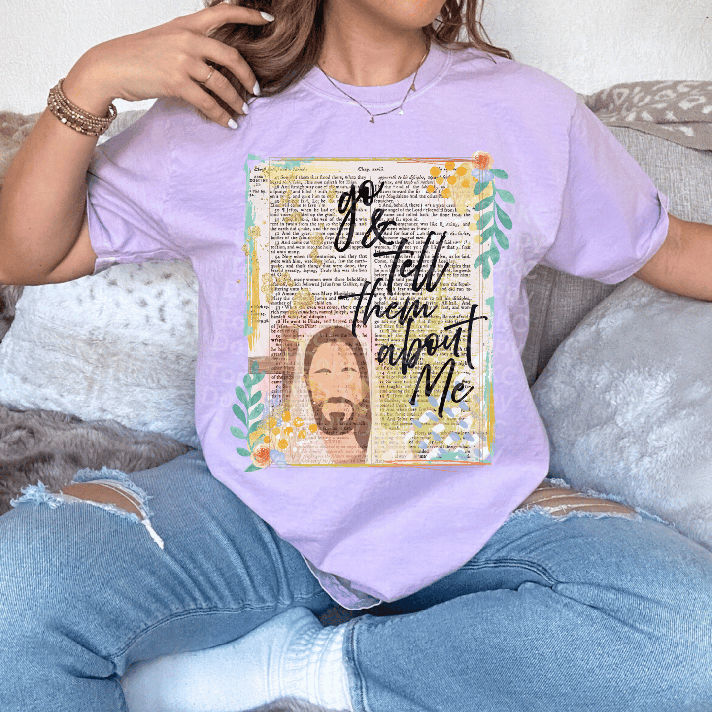 Go Tell Them About Me Hymn DTF Transfer
