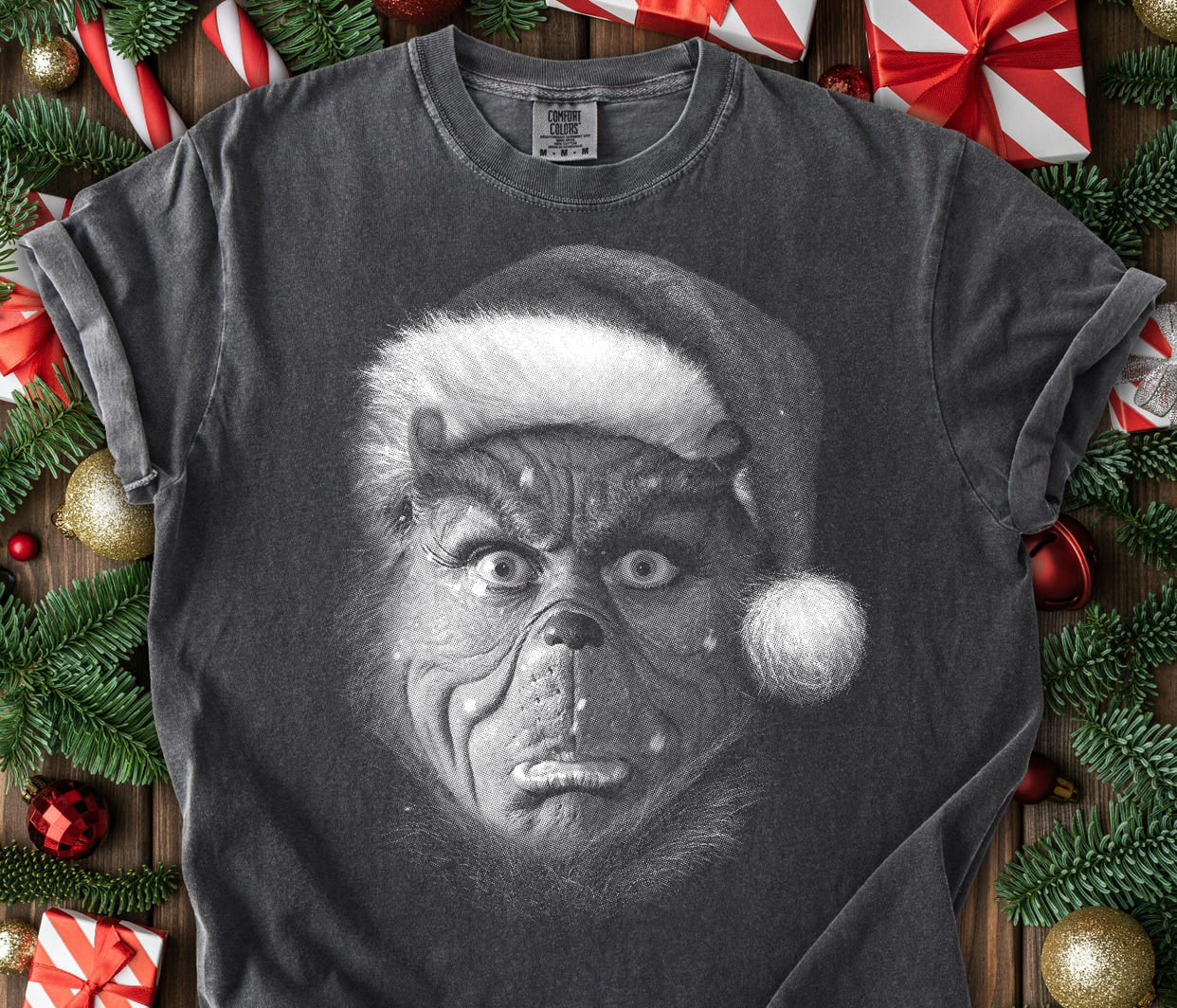 Green Guy Face DTF Transfer