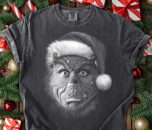 Green Guy Face DTF Transfer