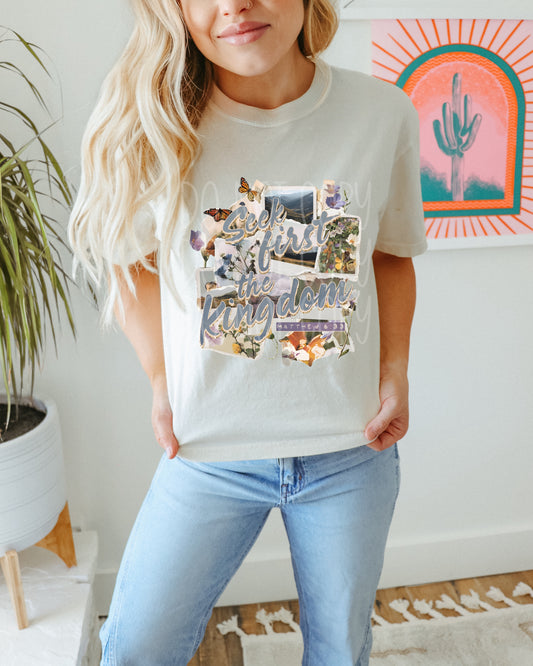 Seek First The Kingdom DTF Transfer