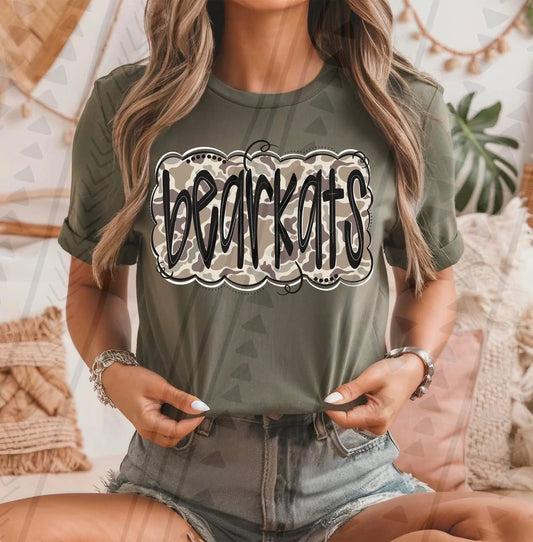 Bearkats Camo DTF Transfer
