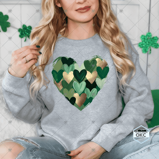 Painted Heart DTF Transfer