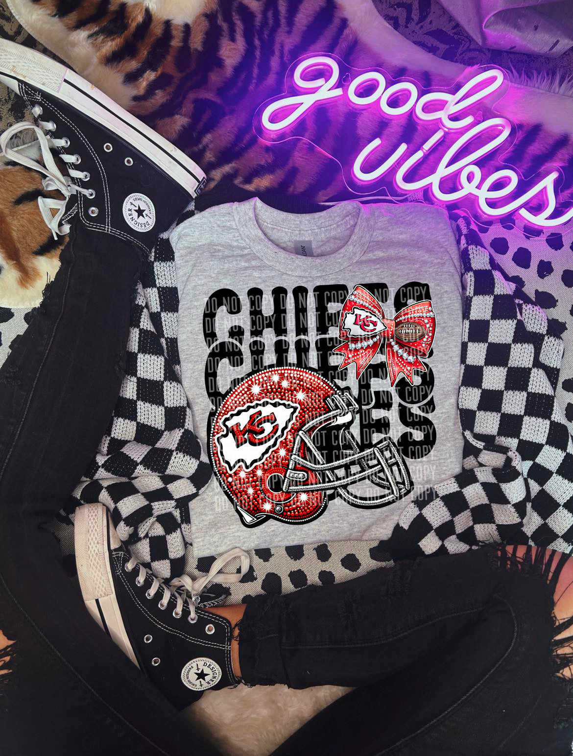Chiefs Team Bows DTF Transfer