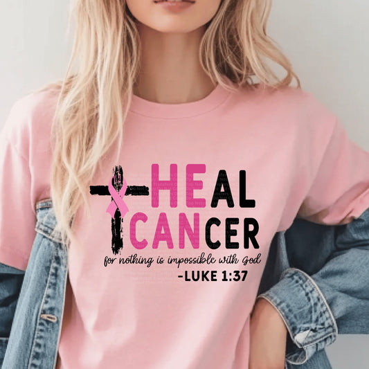 Heal Cancer DTF Transfer