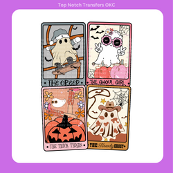 Groovy Tarot Cards DTF Transfer