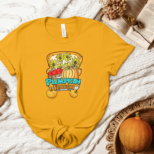 Pumpkin Season (Blue & Orange) DTF Transfer