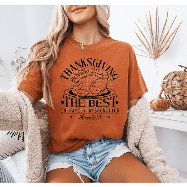 Thanksgiving Family Disfunction DTF Transfer