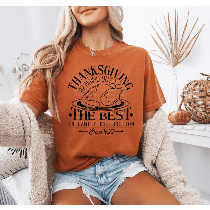 Thanksgiving Family Disfunction DTF Transfer