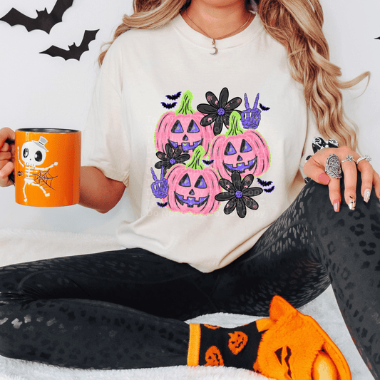 Cute Jack-o-lanterns DTF Transfer