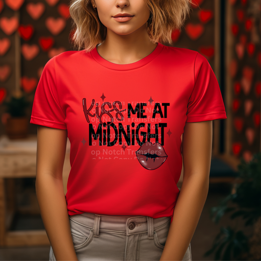 Kiss Me At Midnight DTF Transfer