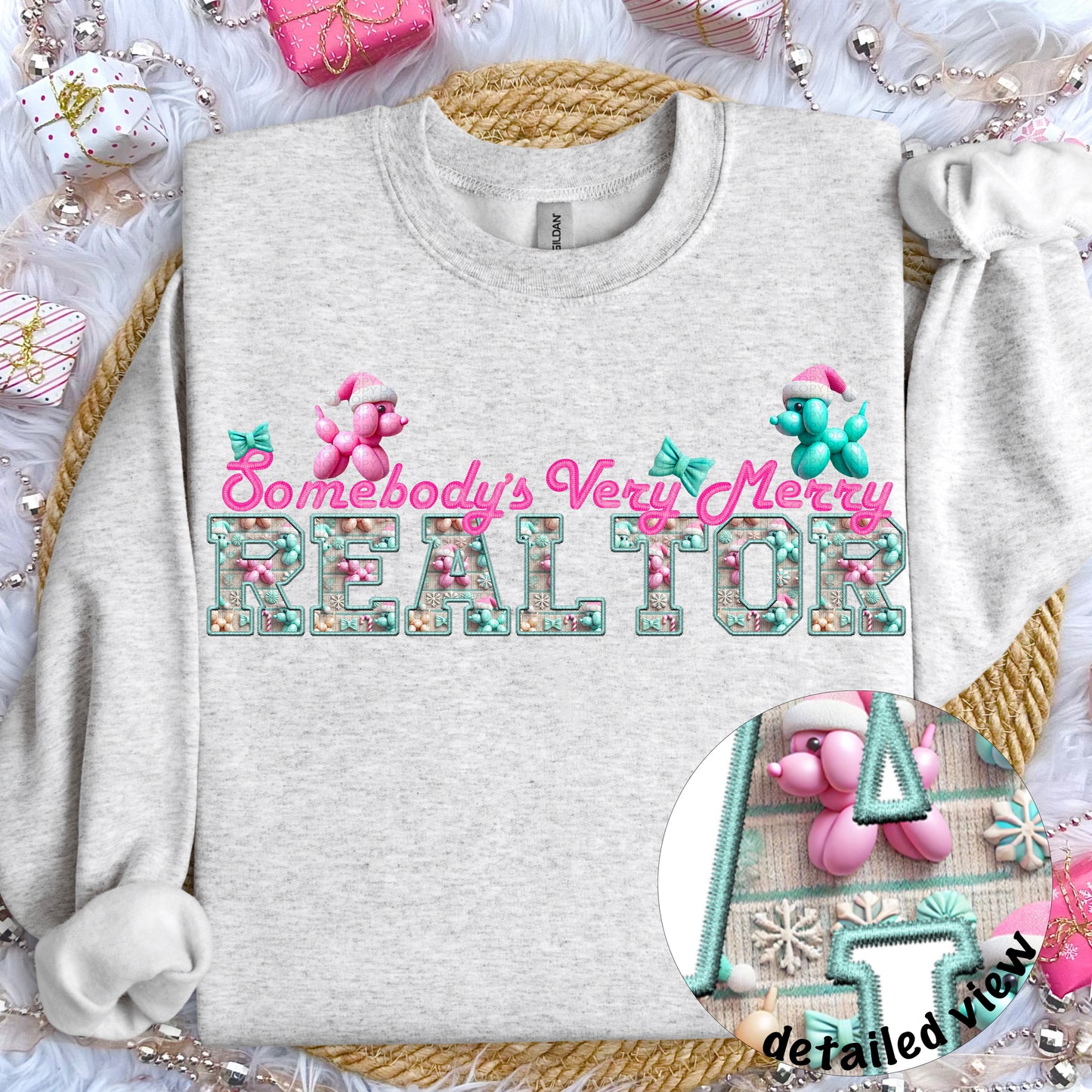 Somebody’s Very Merry Realtor DTF Transfer