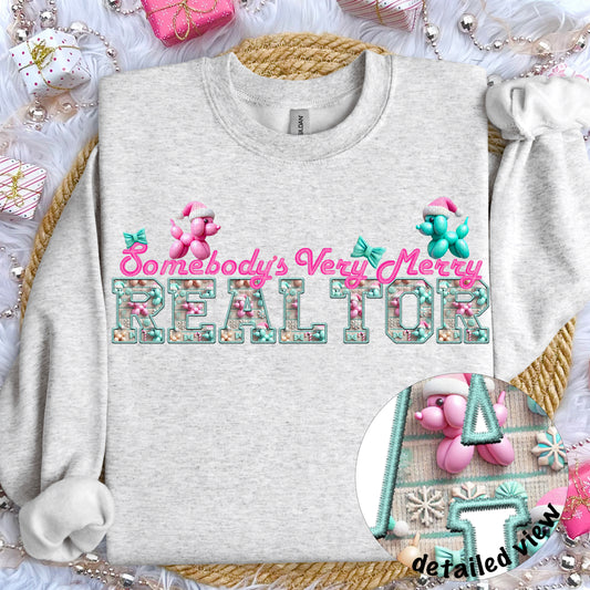 Somebody’s Very Merry Realtor DTF Transfer