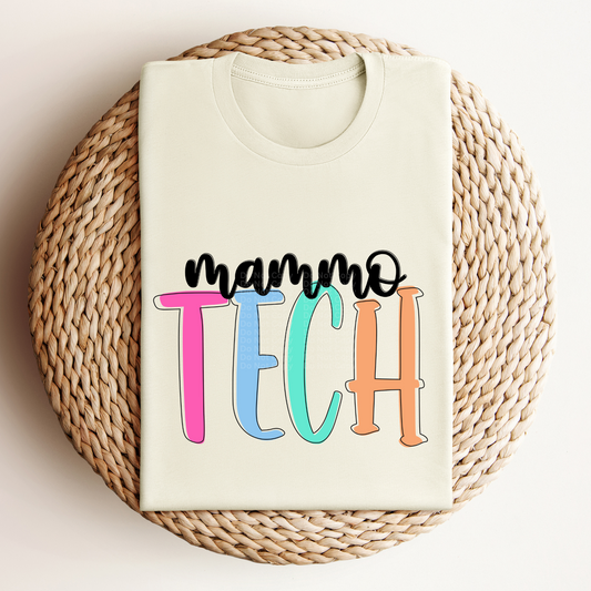 Mammo Tech - Colored Names/Occupations DTF Transfer