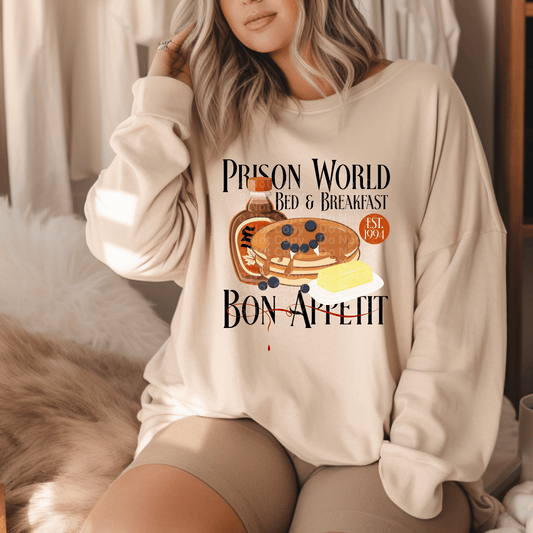 Prison World Bed & Breakfast DTF Transfer