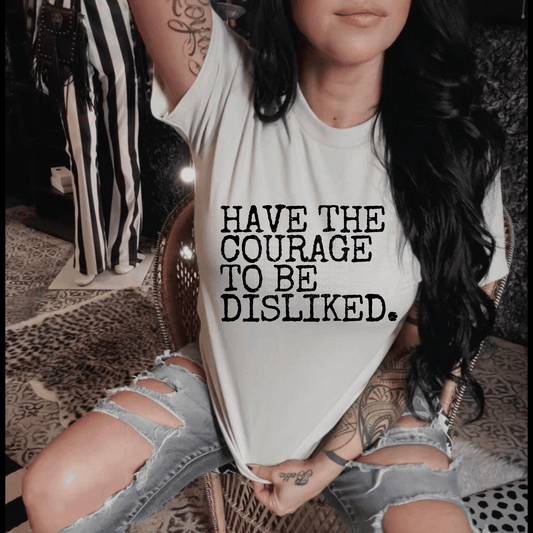 Have the Courage to be Disliked black DTF Transfer