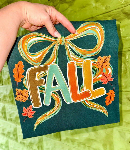 Fall Bow DTF Transfer