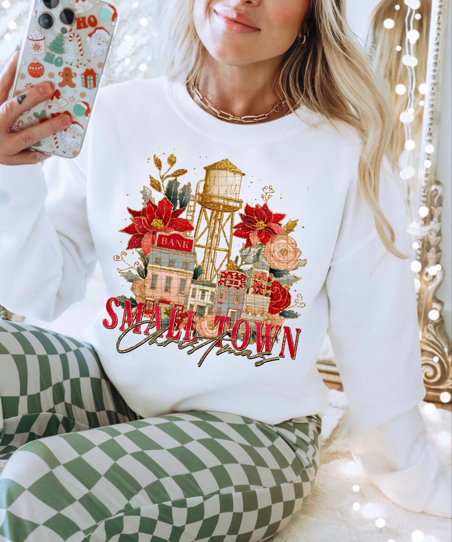 Small Town Christmas DTF Transfer