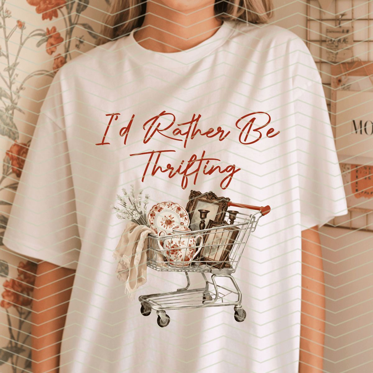 I’d Rather Be Thrifting DTF Transfer