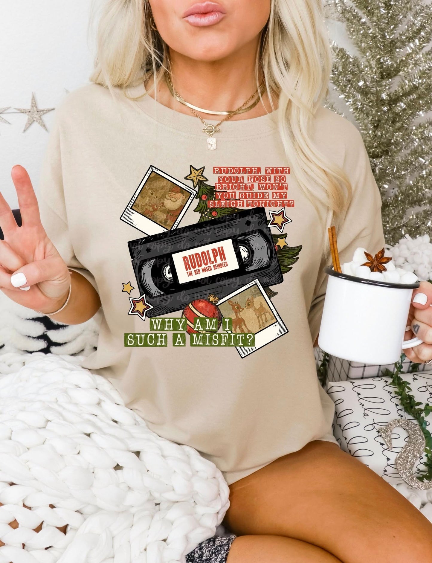 Rudolph VHS DTF Transfer