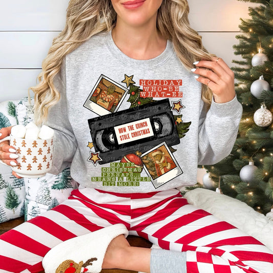 Gr!nch VHS DTF Transfer