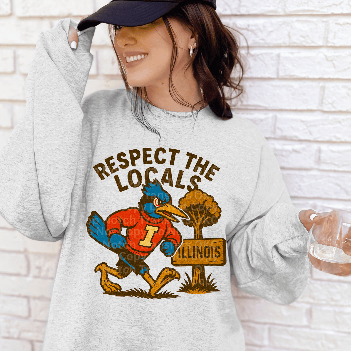 Respect The Locals- Illinois DTF Transfer