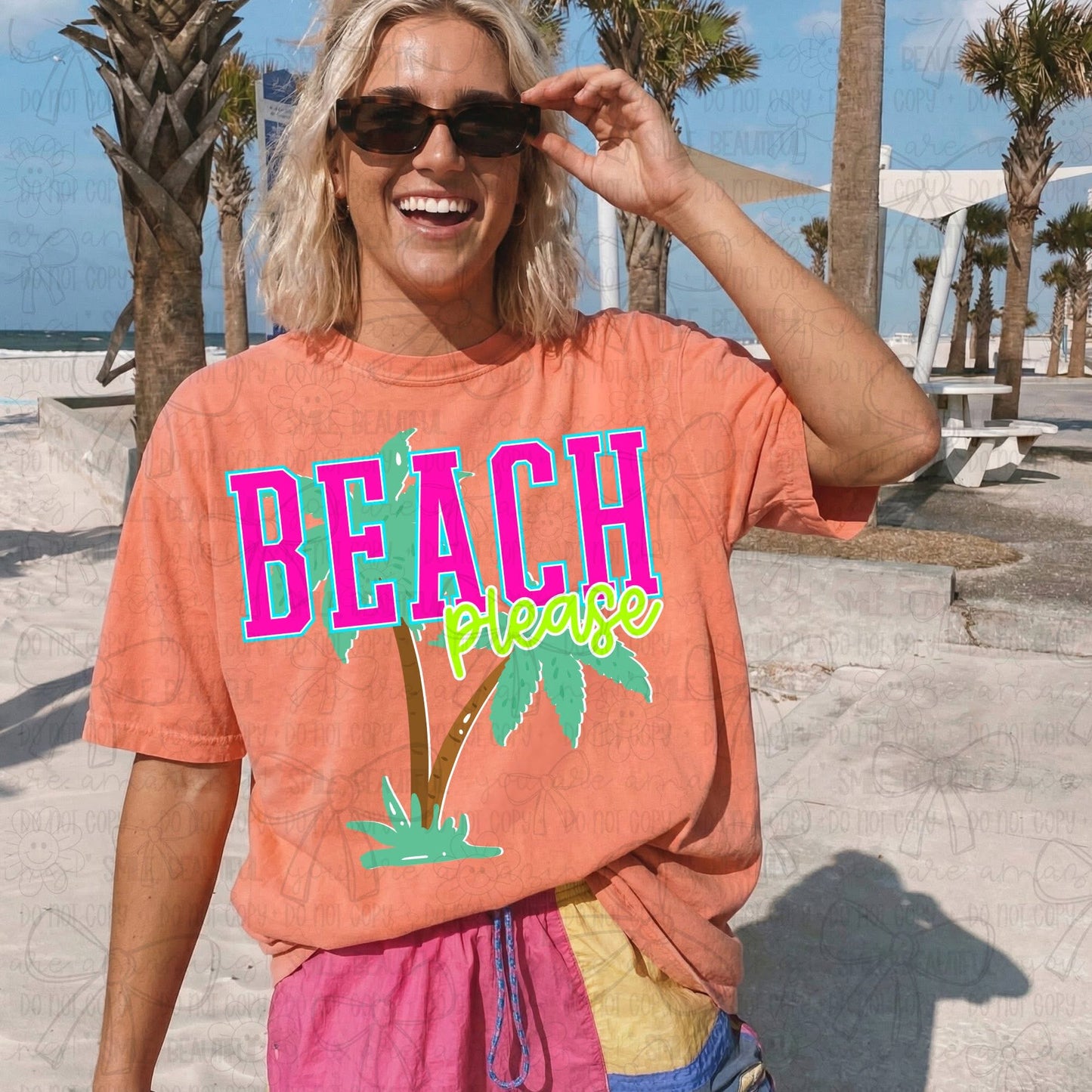 Beach Please DTF Transfer