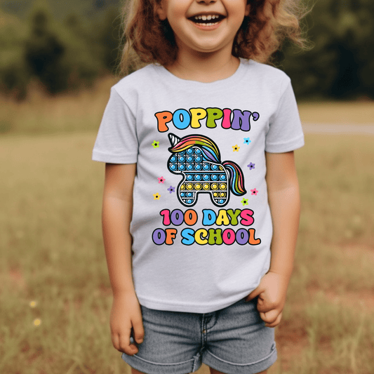 Poppin' 100 Days of School DTF Transfer