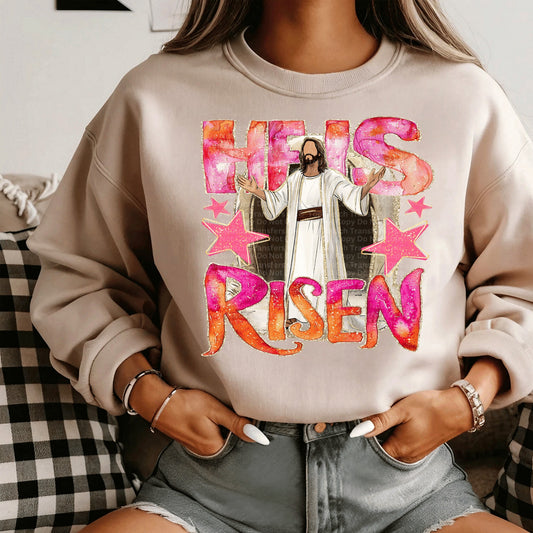 He Is Risen DTF Transfer