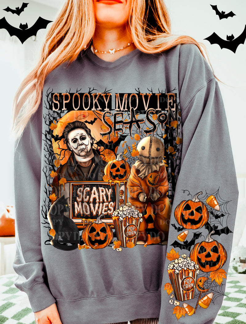 Spooky Movie Season 3*Optional long sleeve design* DTF Transfer