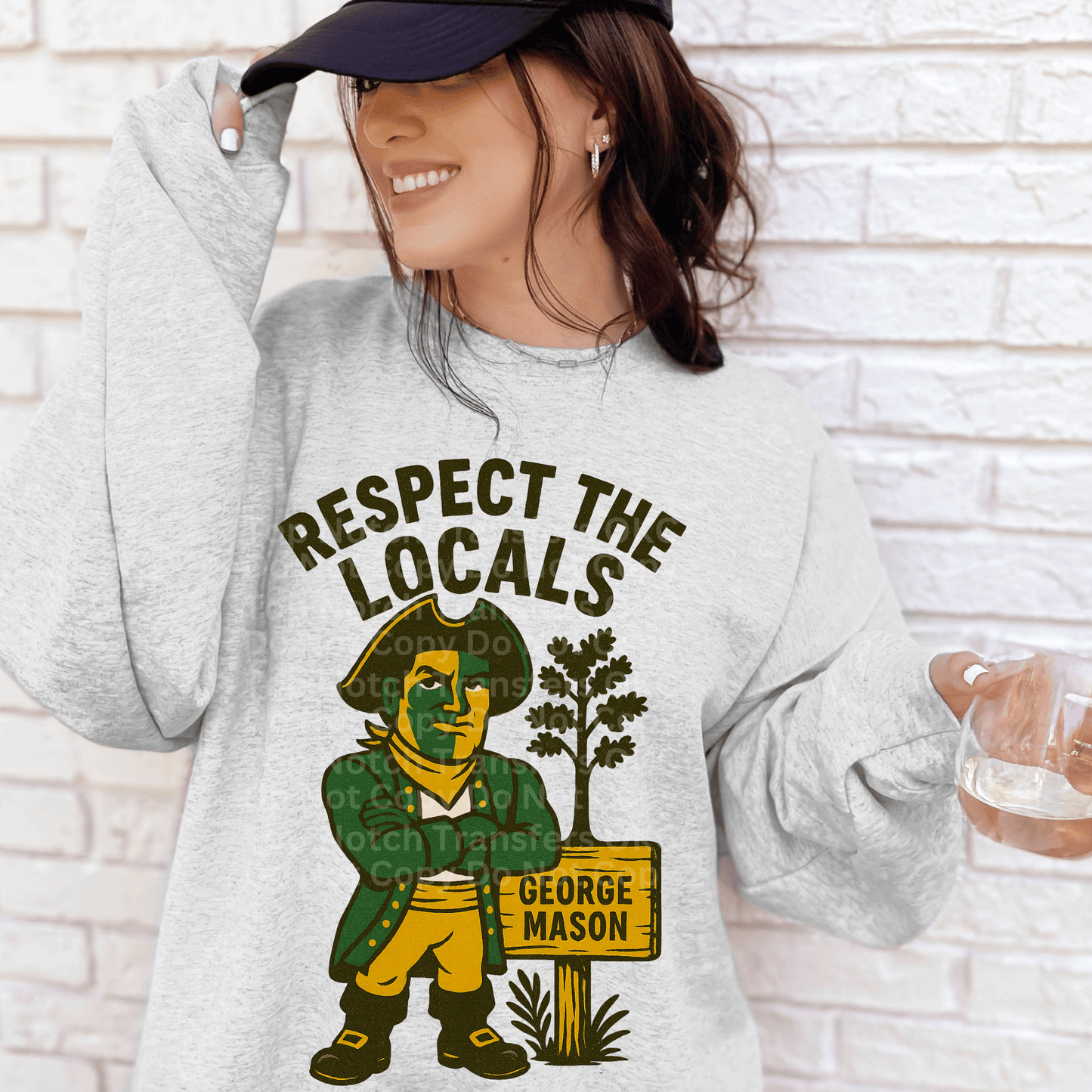 Respect The Locals- George Mason DTF Transfer