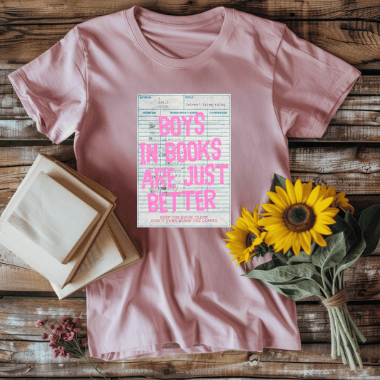 Boys In Books Are Just Better DTF Transfer