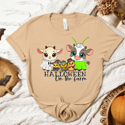 Halloween On the Farm DTF Transfer