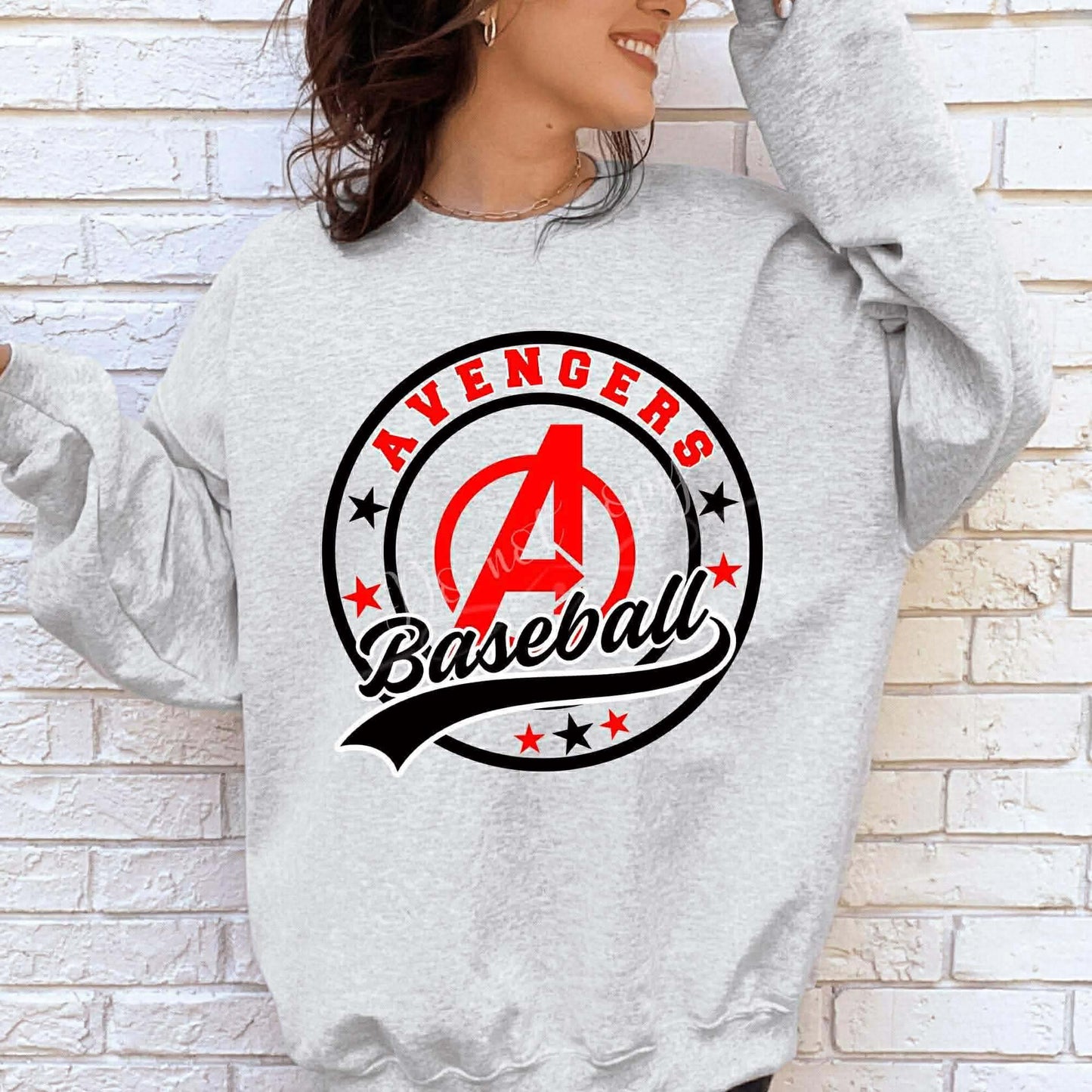 Avengers Baseball Design 2 DTF Transfer