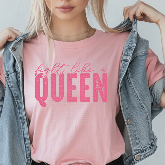 Fight like a Queen DTF Transfer