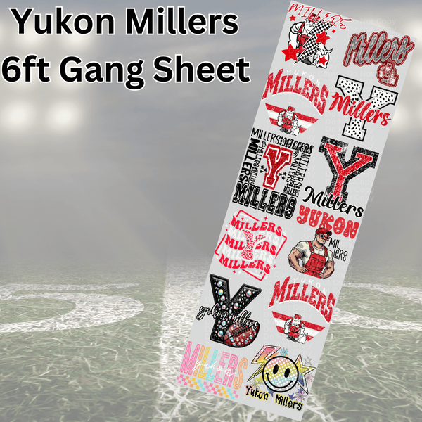 6ft Yukon Millers Gang Sheet