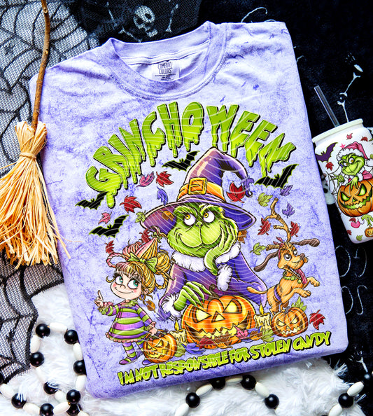 Gr!nchoween 2 DTF Transfer