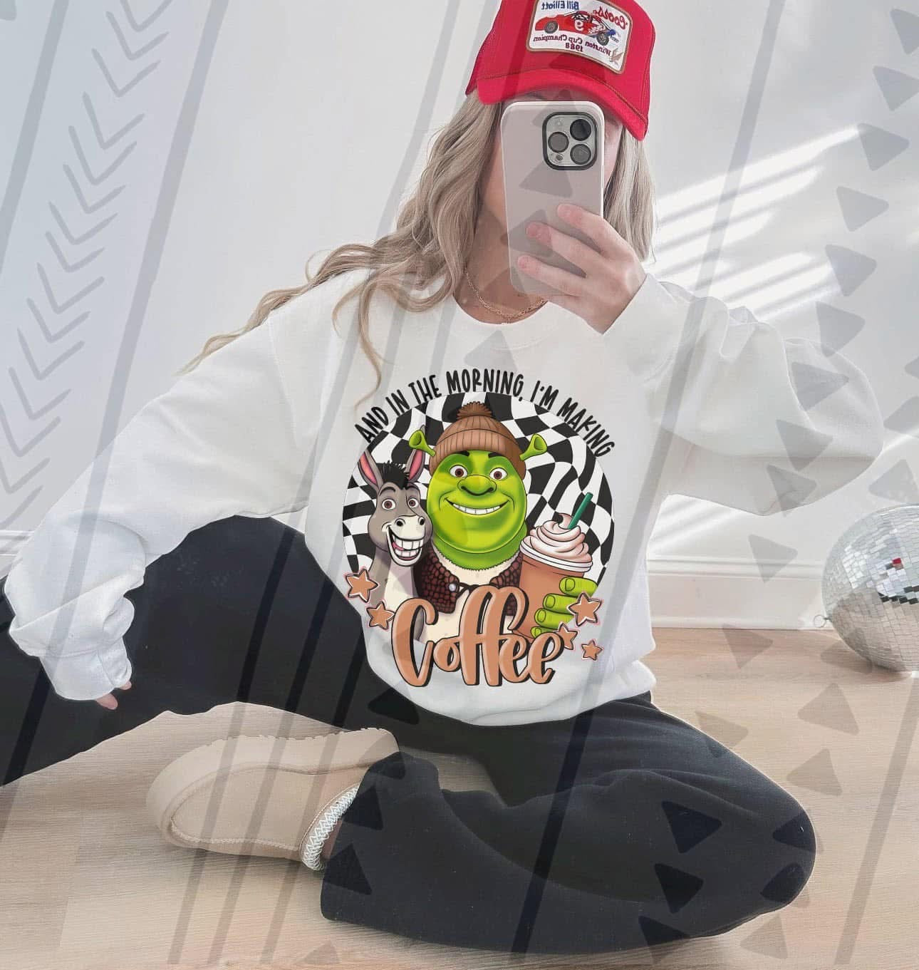 And in the morning I’m making coffee DTF Transfer