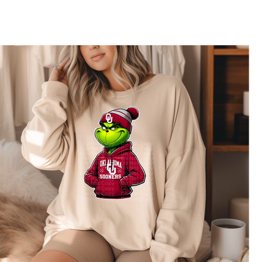 Green One OK Red DTF Transfer