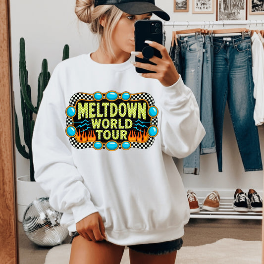 Melt Down World Tour DTF Transfer