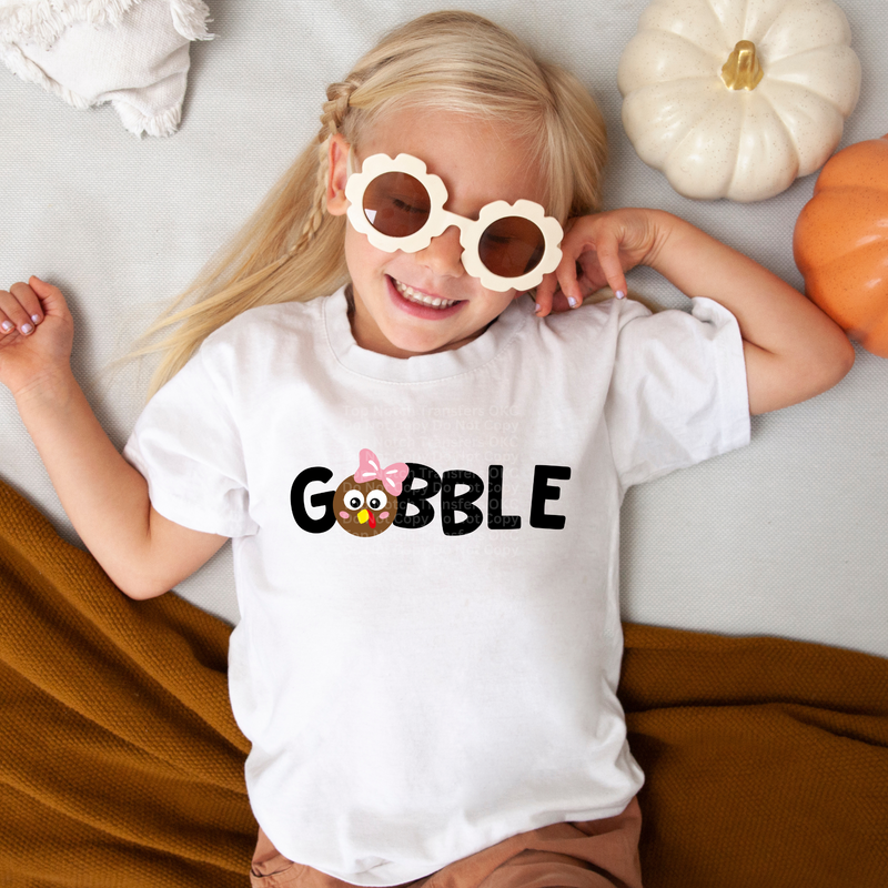 Gobble Turkey (Girl) DTF Transfer