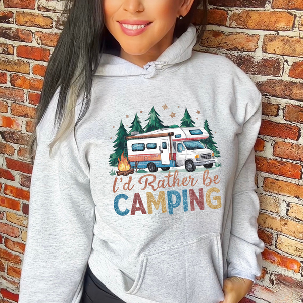 I'd Rather Be Camping RV DTF Transfer