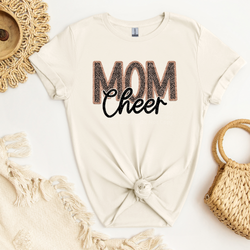 Cheer Mom Leopard Print DTF Transfer