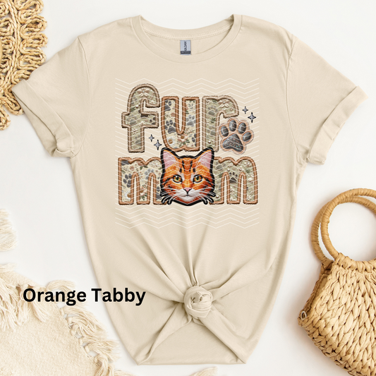 Orange Tabby DTF Transfer