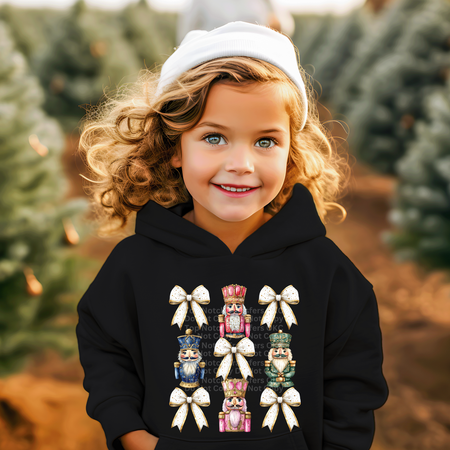 White Bow & Nutcracker Coquette DTF Transfer