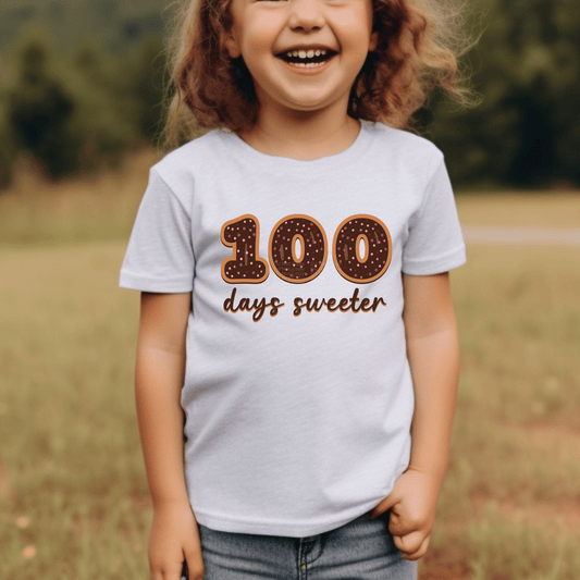 100 Days Sweeter Donuts 2 DTF Transfer