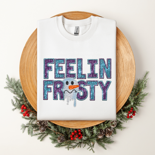 Feelin Frosty Blue & Purple DTF Transfer