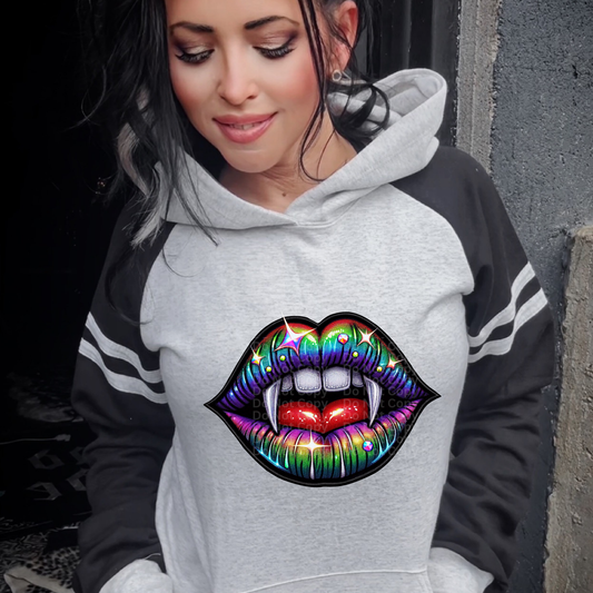Vampire Lips DTF Transfer