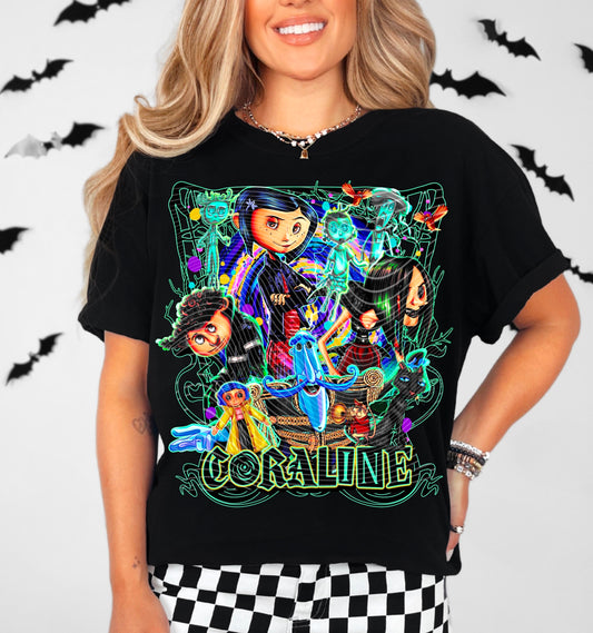 Coraline DTF Transfer